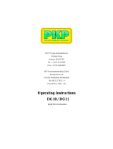 PKP DG10 Operating instructions