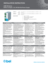 BEL LDB120 - DIN Rail Battery Charger / DC UPS Installation guide