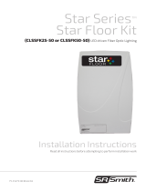 S.R.Smith LED Lit Fiber Optic Star Floor Kit Owner's manual